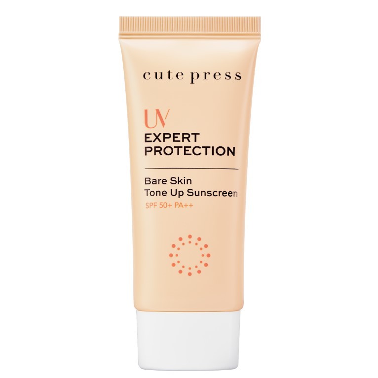 ครีมกันแดด Cute Press UV Expert Protection Bare Skin Tone Up Sunscreen SPF 50+ PA++