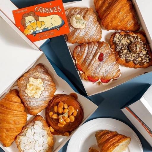 [รีวิว] ร้าน Croissants de Cannes สาขาพระราม 9 เมนูแนะนำ รูปภาพ ราคา