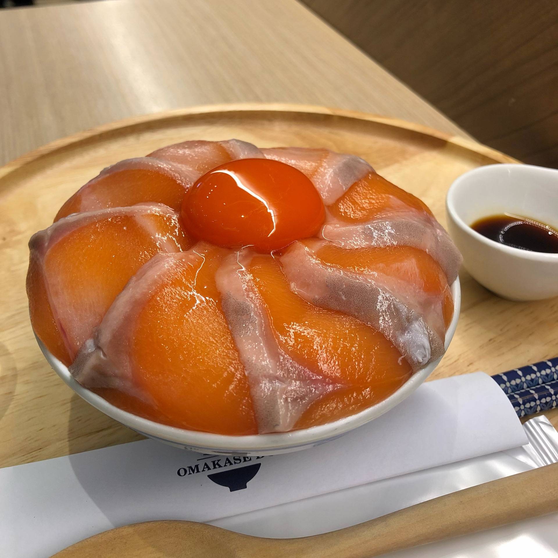 Salmon Don ร้าน Omakase Don by Teppen DONKI MALL Wongnai