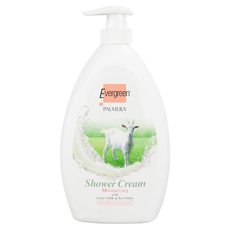 Evergreen Palmera Shower Cream with Goat’s Milk & Bio White