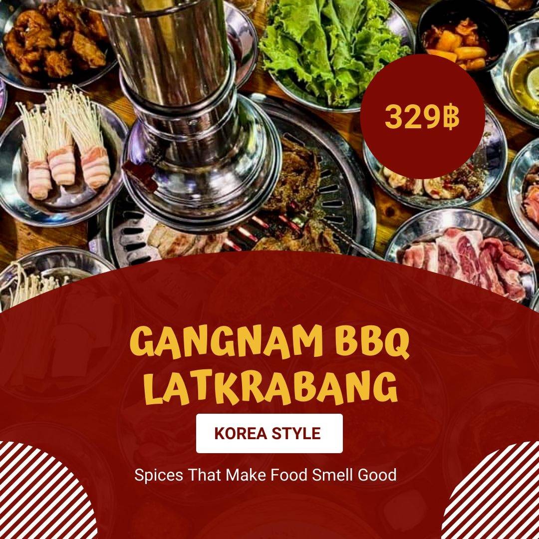 รีวิว GANGNAM BBQ Latkrabang - บุฟเฟ่ต์ปิ้งย่างเกาหลีดีต่อใจ 329บาท ไม่ ...