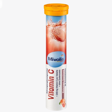 Mivolis DM Vitamin C เม็ดฟู่ 240 mg วิตามินซียี่ห้อไหนดี? วิตามินซี 2022 