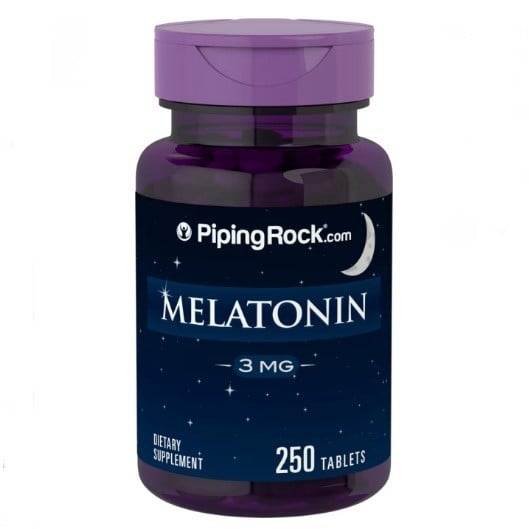 PipingRock Melatonin 3 mg เมลาโทนินยี่ห้อไหนดี? เมลาโทนินช่วยอะไร Melatonin เมลาโทนิน