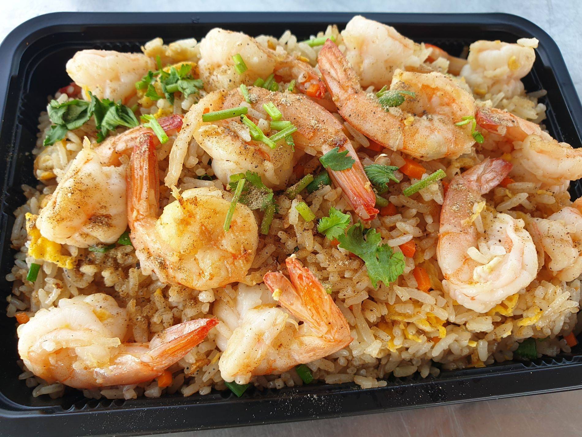 กุ้งผัดข้าว • image ร้าน Be right back
