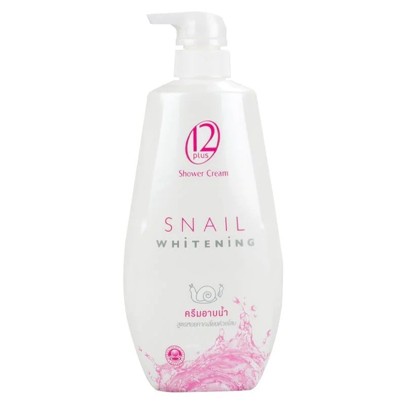 12 Plus Snail Whitening Shower Cream