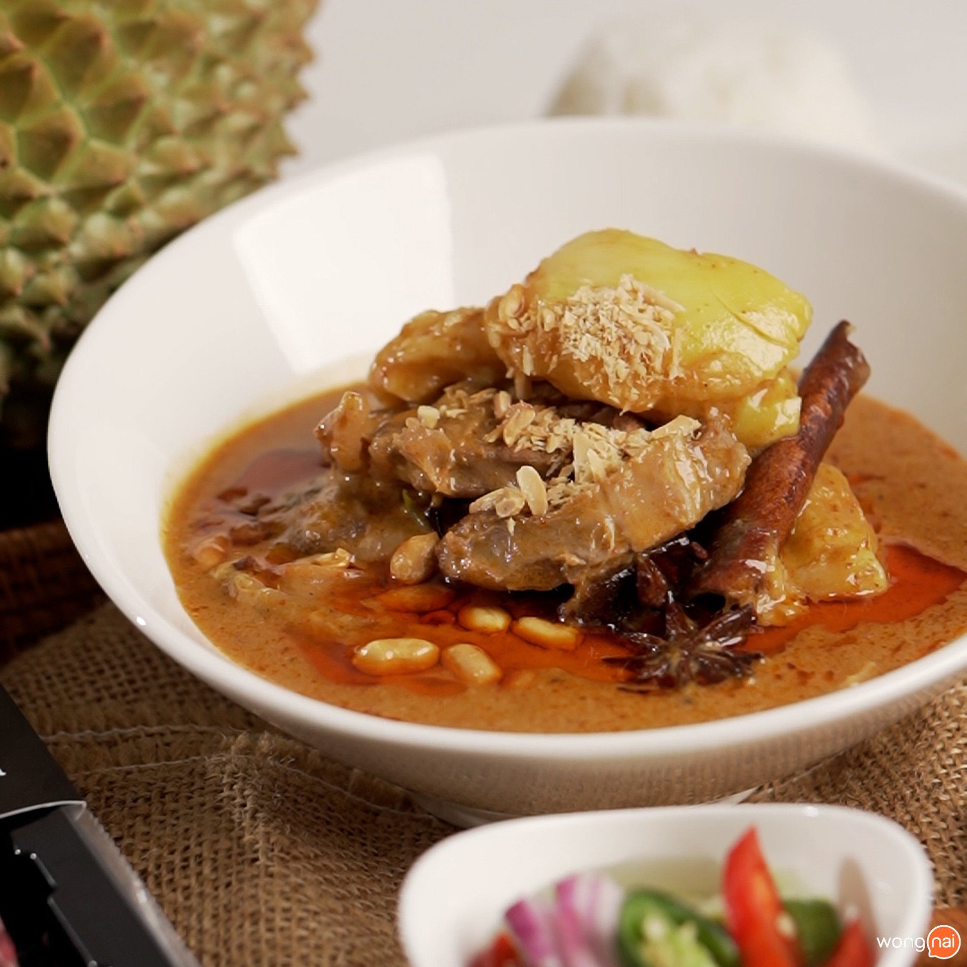 มัสมั่นเนื้อทุเรียน
