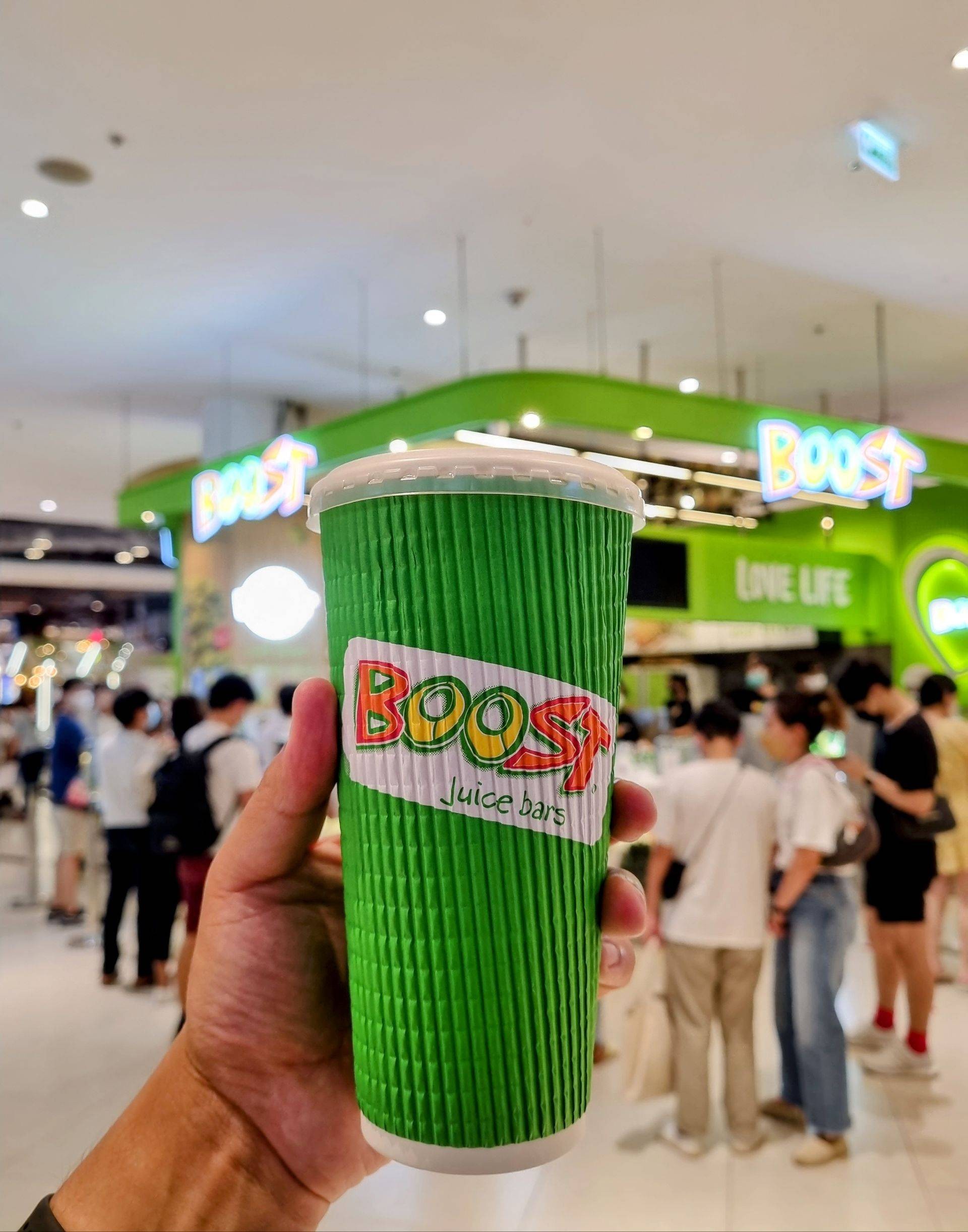 All Berry Bang ร้าน Boost Juice Bars Siam Paragon Wongnai