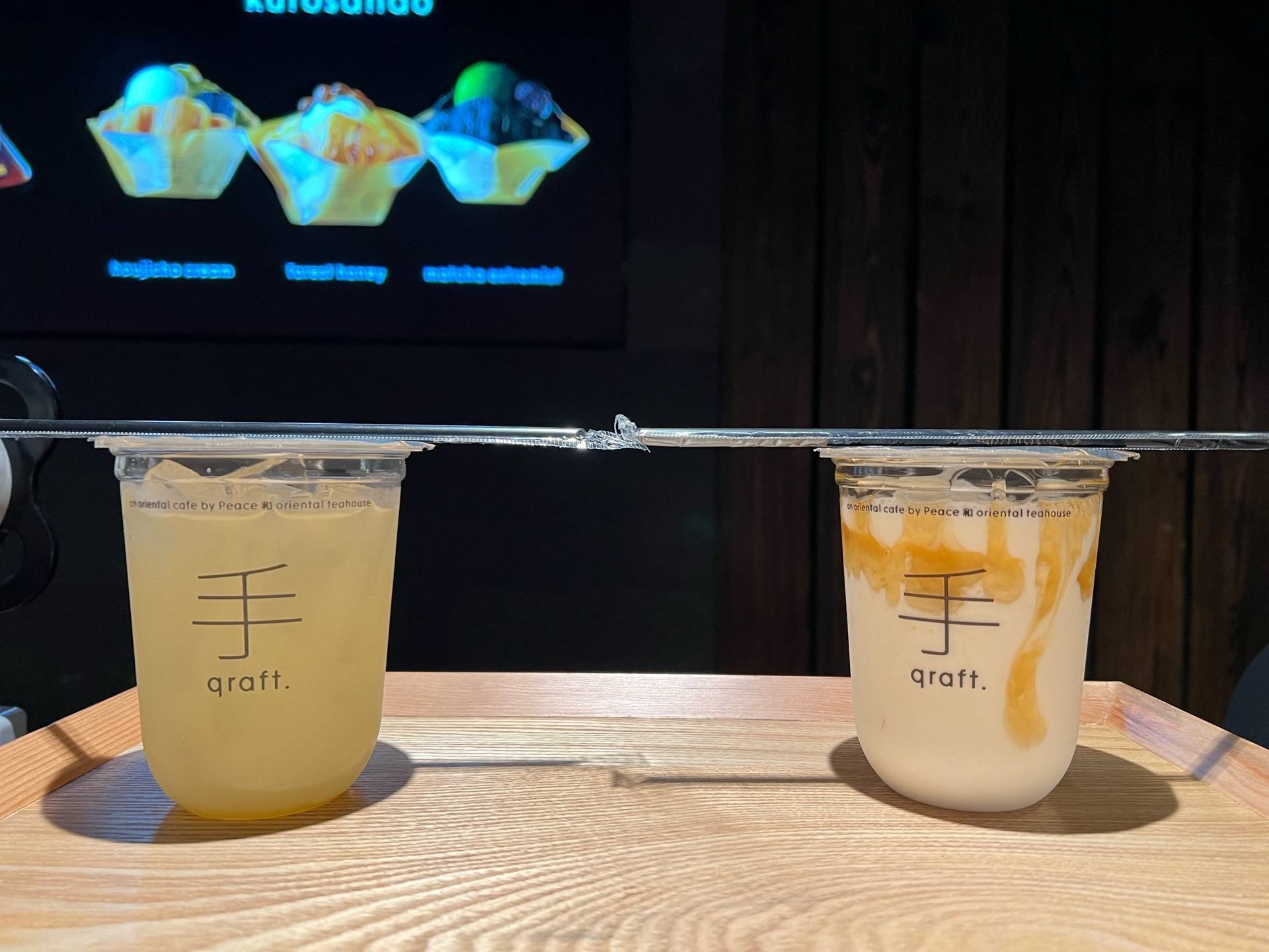 รีวิว qraft. เมนูชา ขนมและของหวาน สดชื่นแบบเบาๆ Wongnai