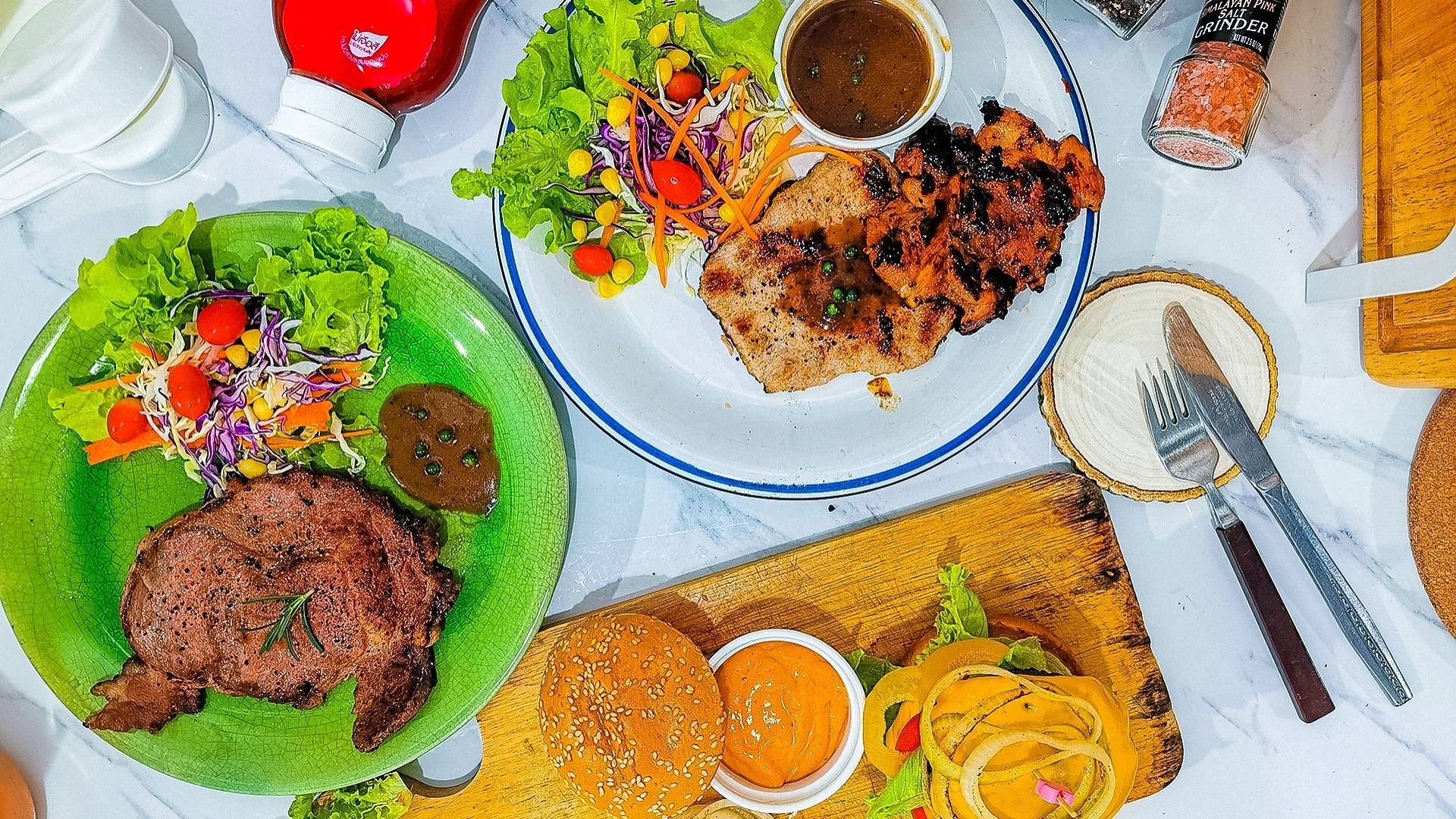 [รีวิว] ร้าน PJ Steak House หนามแดงบางพลี เมนูแนะนำ รูปภาพ ราคา