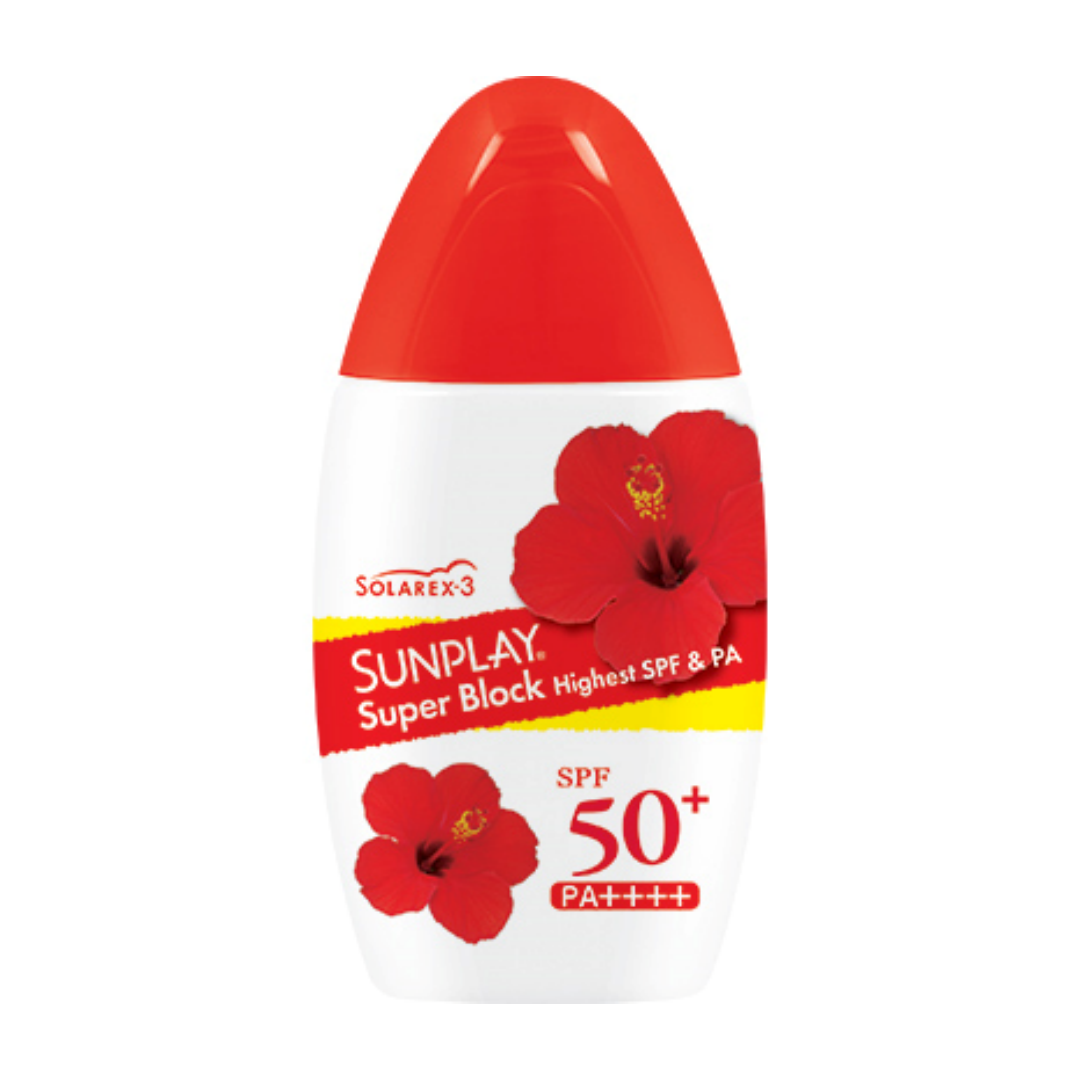 Sunplay Super Block SPF50 PA+++ ครีมกันแดดผิวแห้ง ครีมกันแดดตัวไหนดี 2022