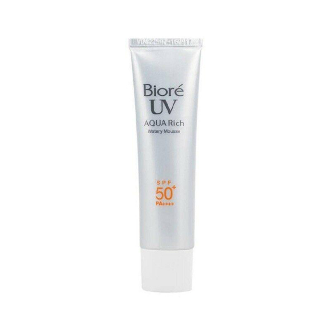 Bioré UV Aqua Rich Watery Mousse ครีมกันแดดผิวแห้ง ครีมกันแดดตัวไหนดี 2022