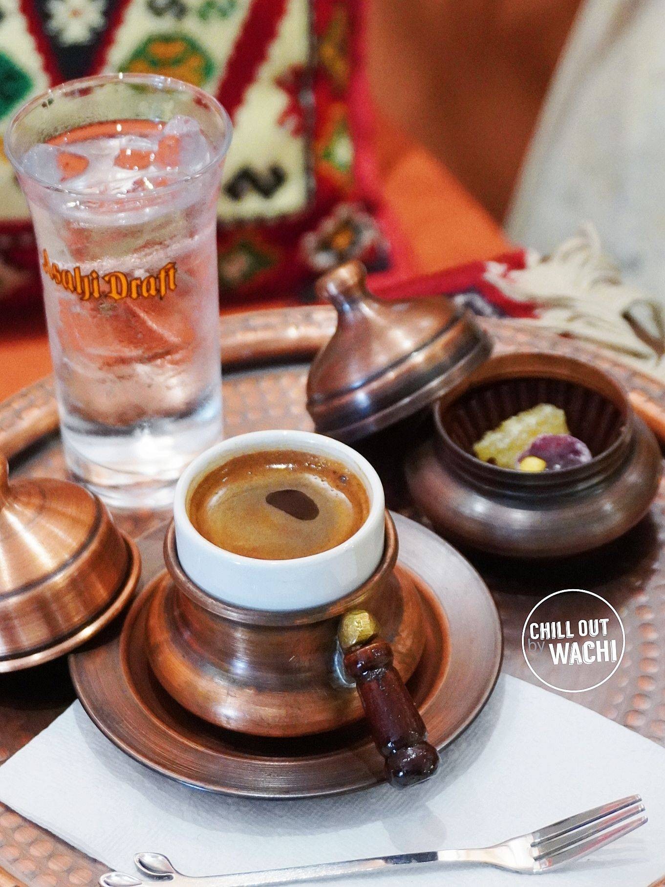 turkish coffee turkish delight ราคา 150 บาท ราน พระนคร คาซา wongnai