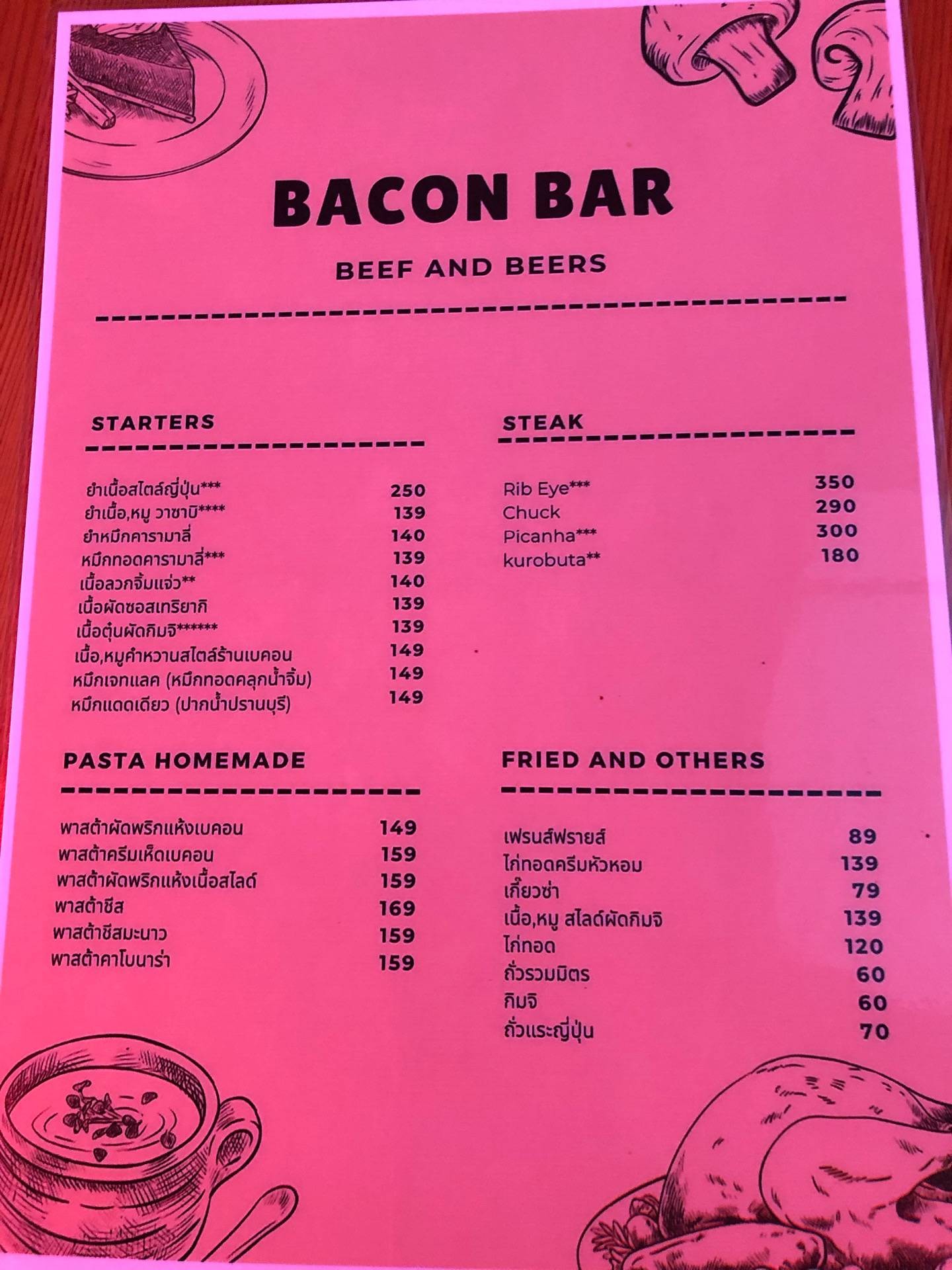 รีวิว Bacon Bar บรรยากาศดี คนไม่เยอะ แนะนำเบียร์ดี มีทั้งสด และขวด พา