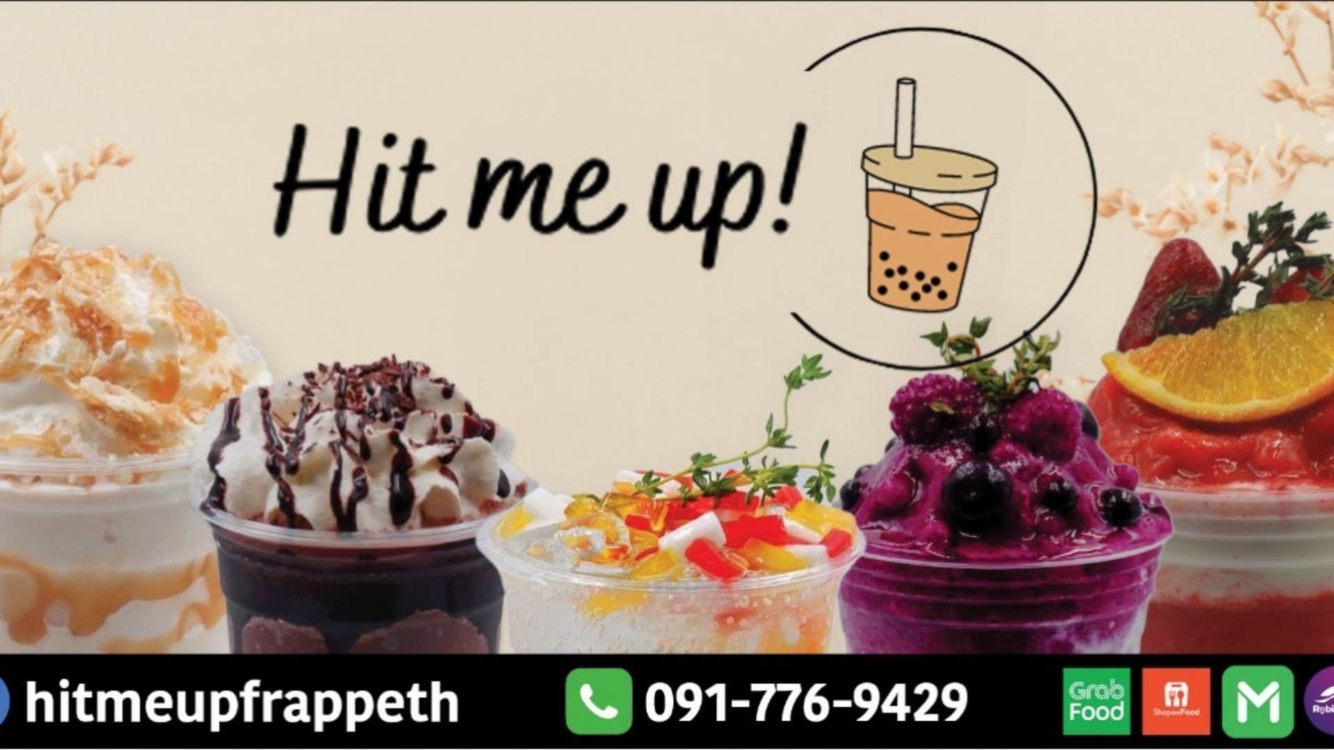 Hip me up น้ำปั่น น้ำผลไม้ปั่น สวนมะลิ สวนมะลิ สั่งอาหารเดลิเวอรี
