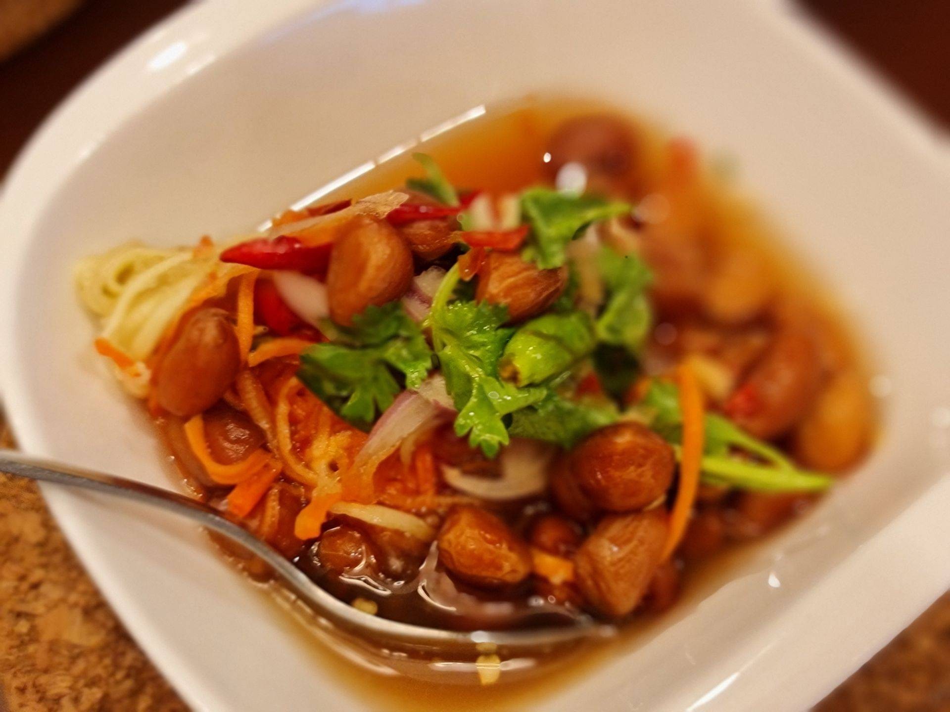 ยำปลาดุกฟู ร้าน ครัวกำปั่นเขาใหญ่ - Wongnai