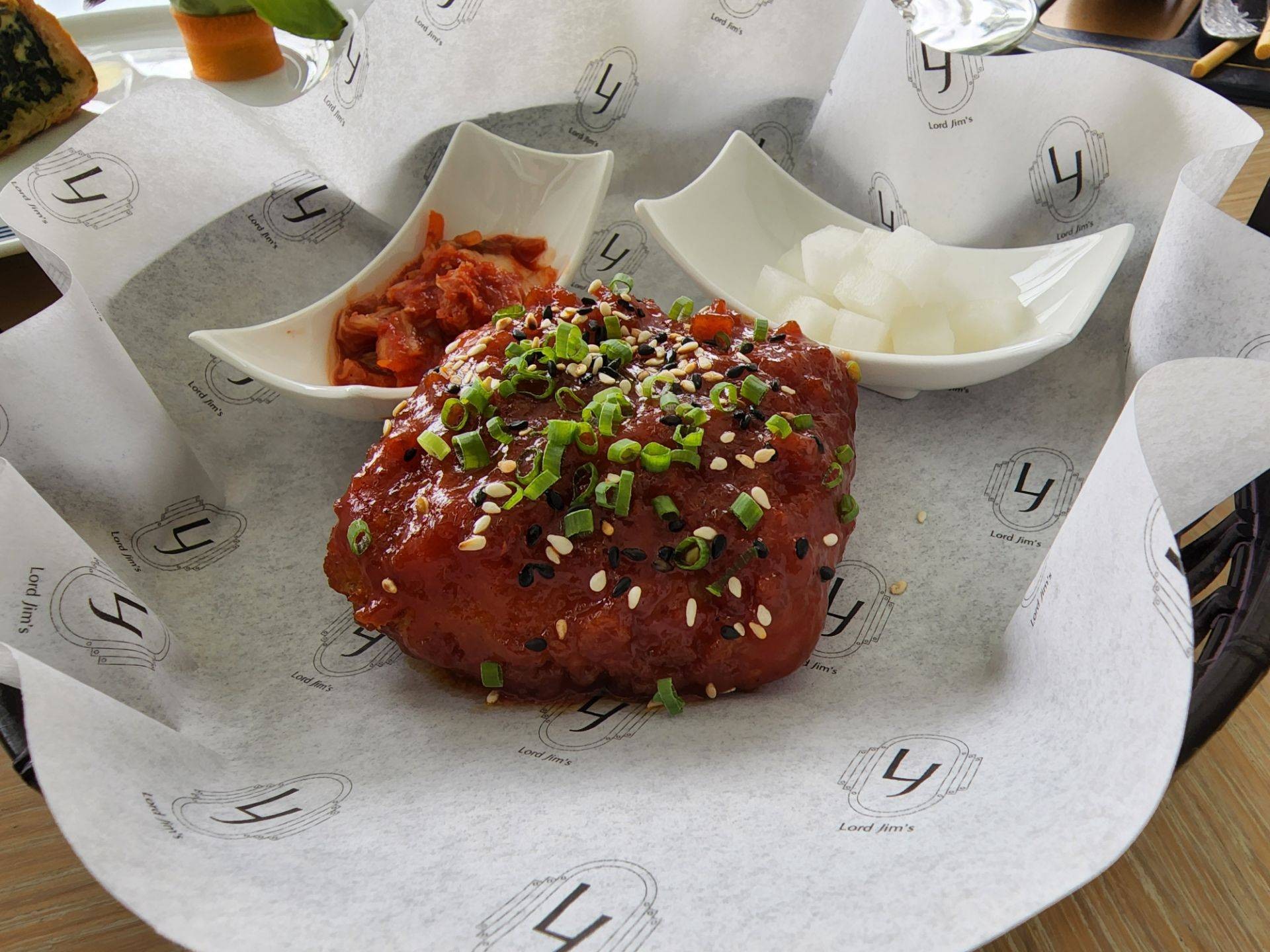 บุฟเฟ่ต์ อาหารกลางวัน ร้าน Lord Jim's Restaurant โรงแรมโอเรียนเต็ล