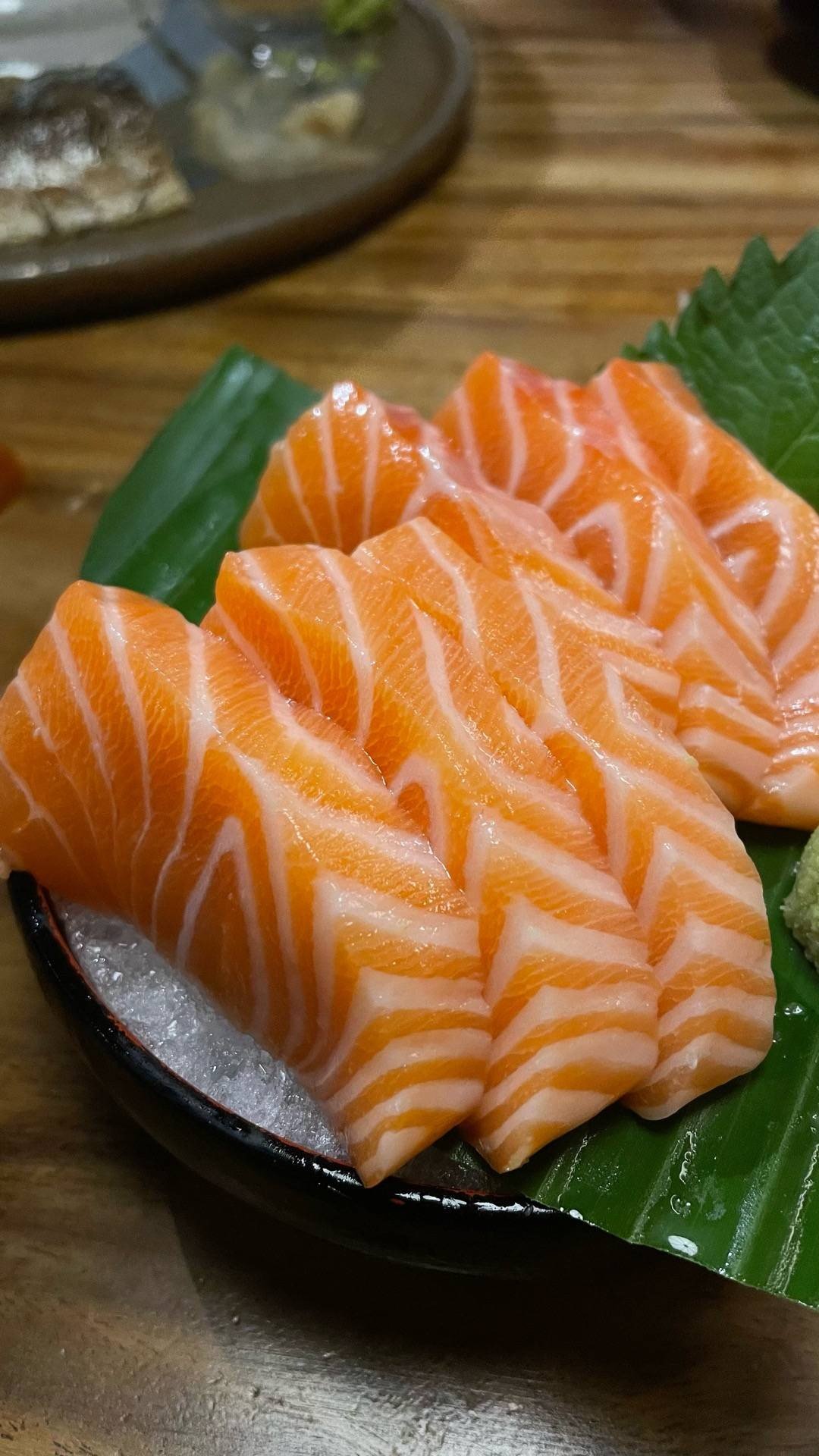 Salmon Sashimi ร้าน Teppen Mega Bangna
