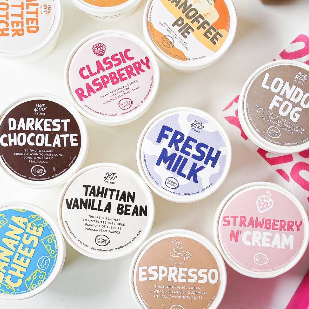 ร้าน PURE SCOOP ICE CREAM SJ INFINITE ONE รีวิวร้านอาหาร