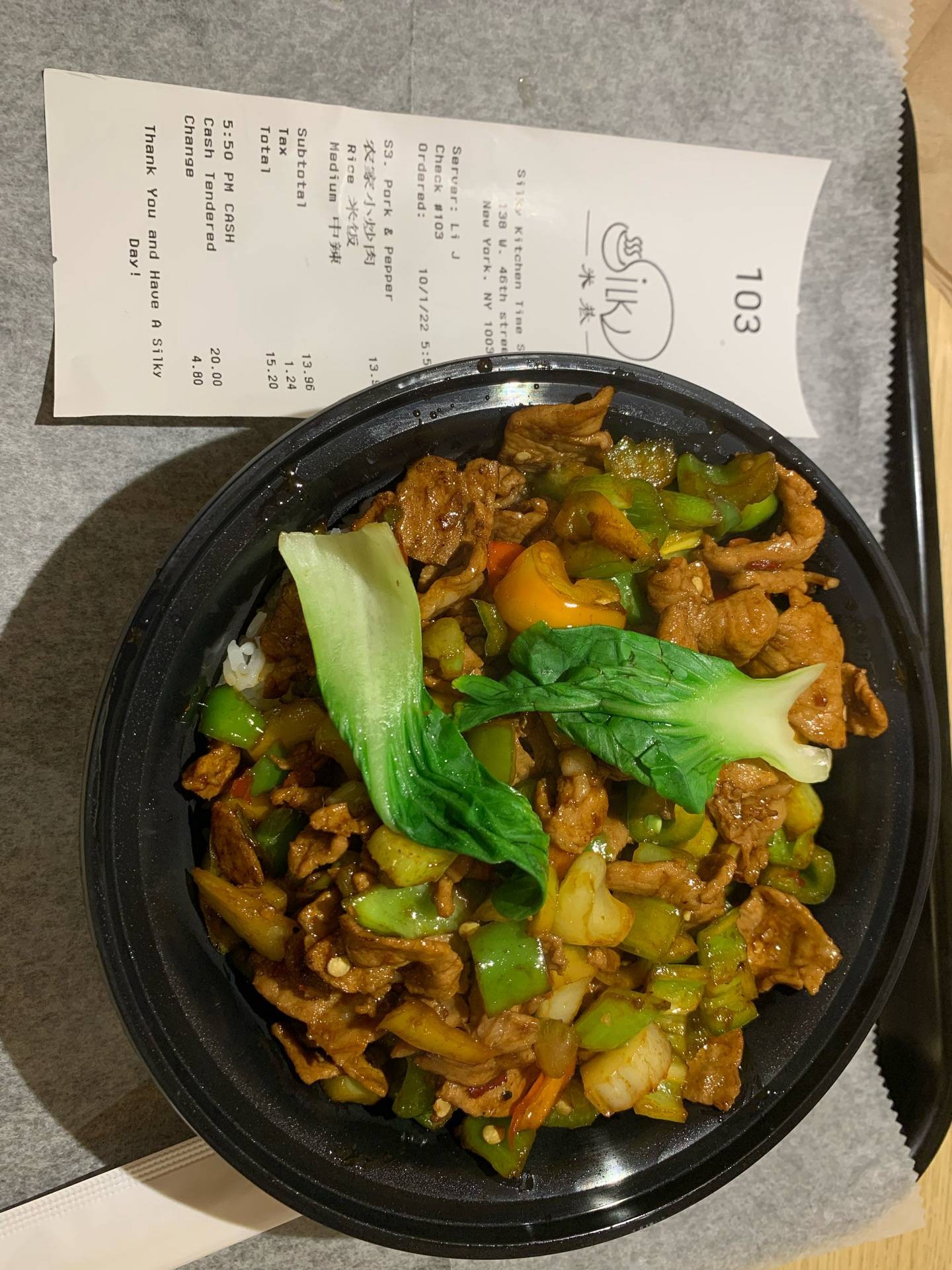 ร้าน Silky Kitchen New York รีวิวร้านอาหาร