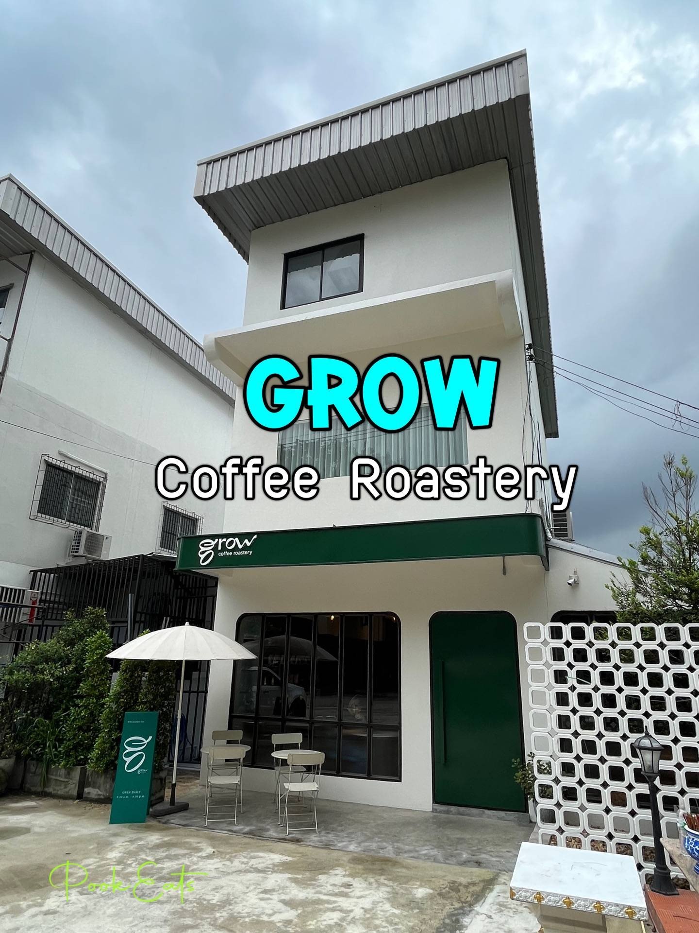 รีวิว Grow Coffee Roastery คาเฟ่ที่เสริฟกาแฟดีๆ ย่านสาย 2