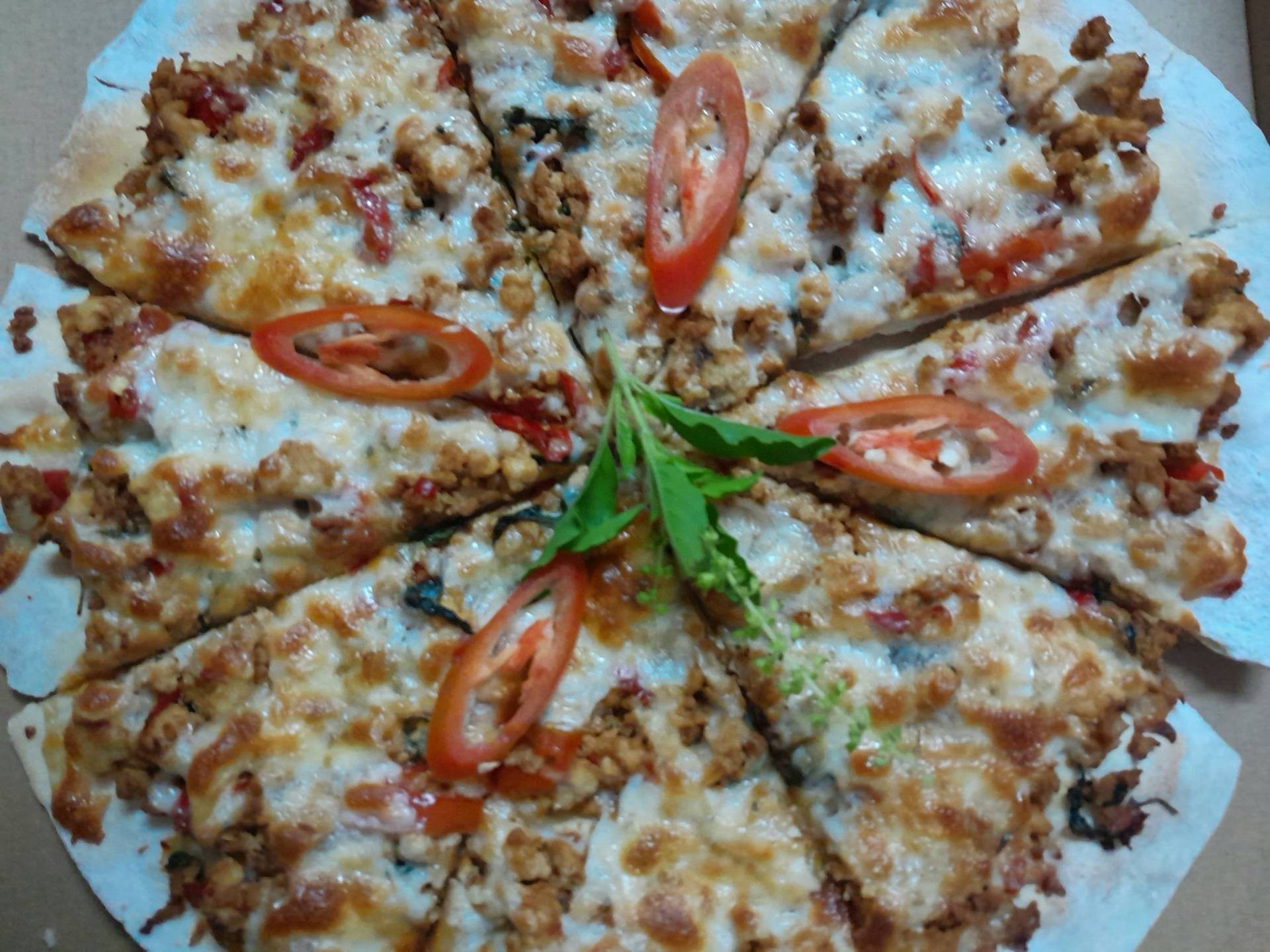 รีวิว AT AONANG PIZZA IN DA HOUSE PIZZA AND THAI HALAL FOODS AONANGKRABI HALAL FOODS แอท อ่าว