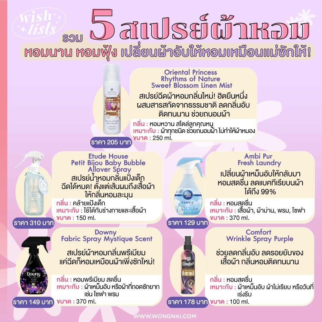 สเปรย์ผ้าหอม