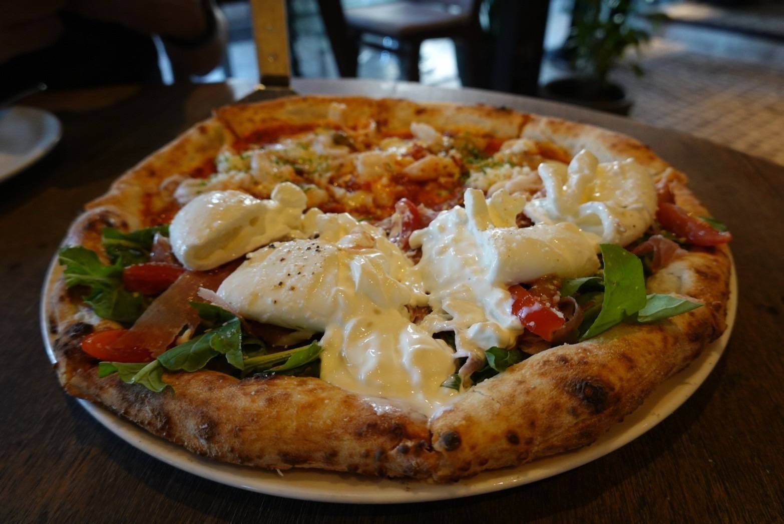 Burrata Parma Ham Margherita ร้าน Pizza 4P's Ho Chi Minh