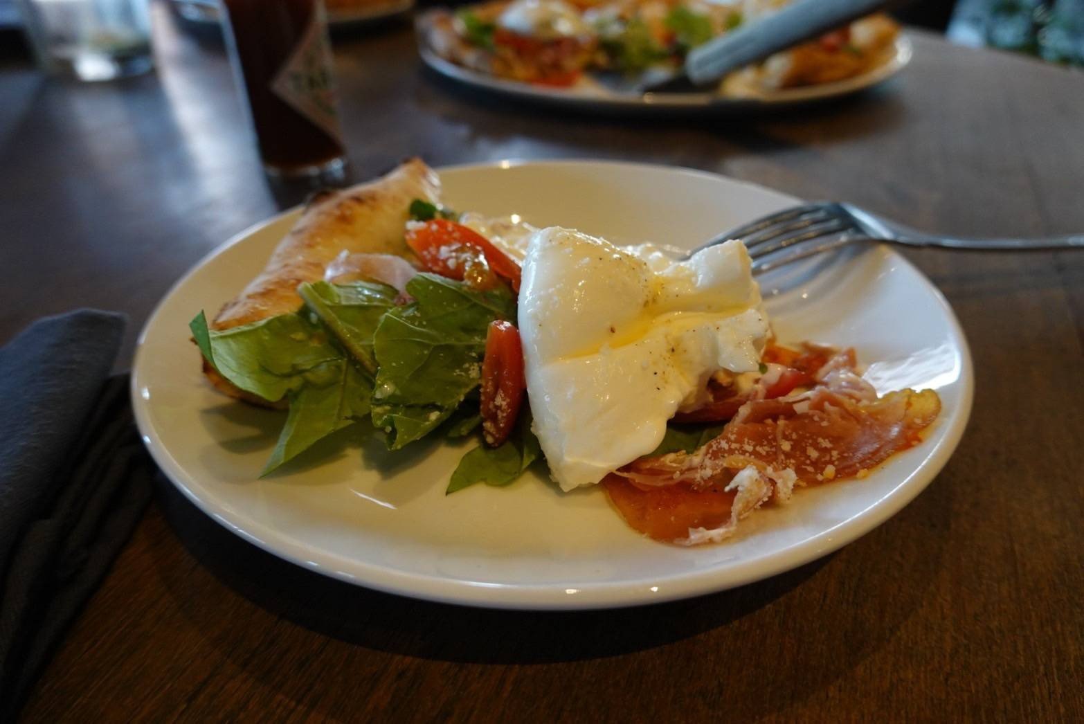 Burrata Parma Ham Margherita ร้าน Pizza 4P's Ho Chi Minh