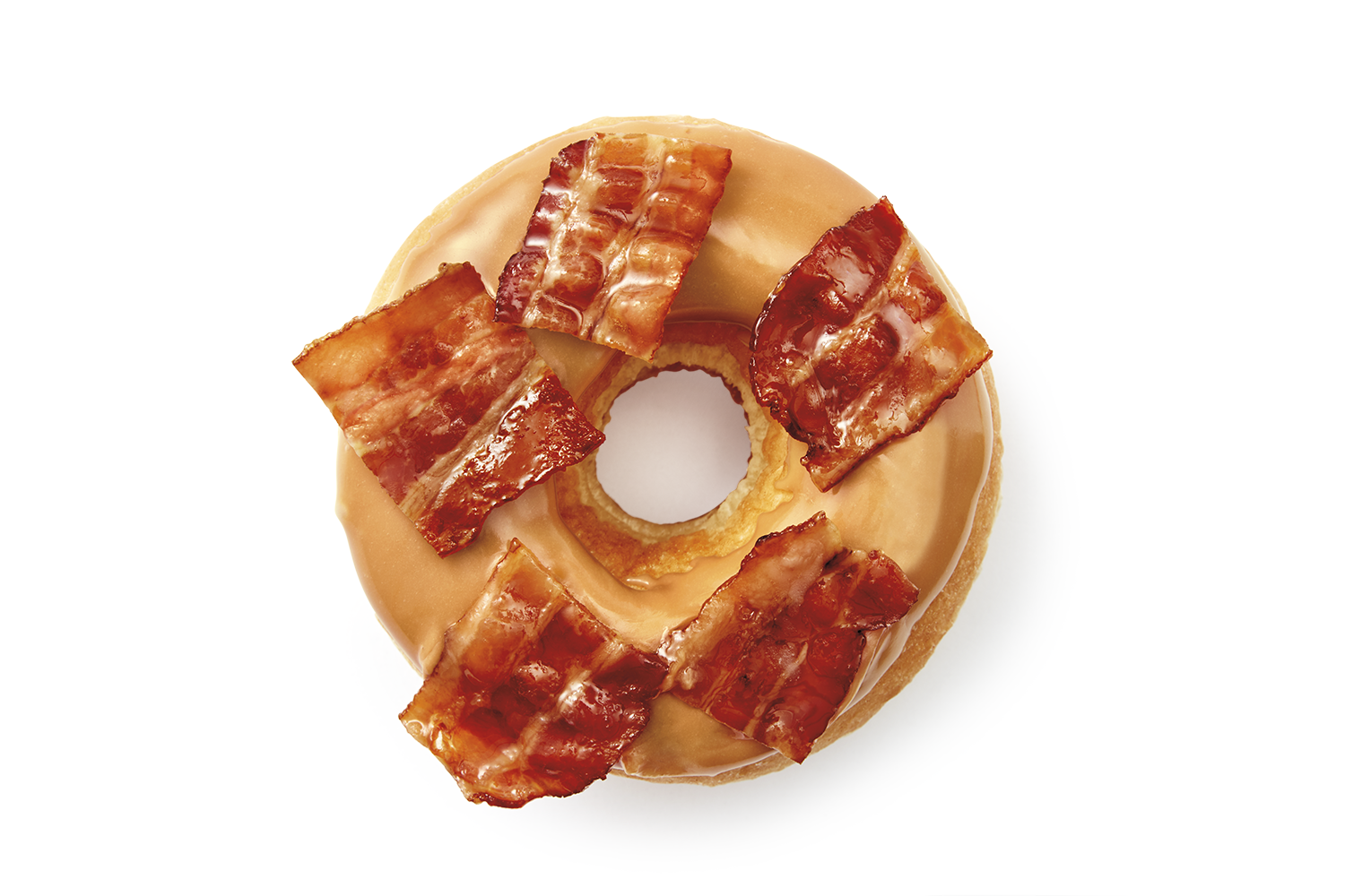 Maple Bacon Donut ร้าน Tim Hortons สามย่าน มิตรทาวน์