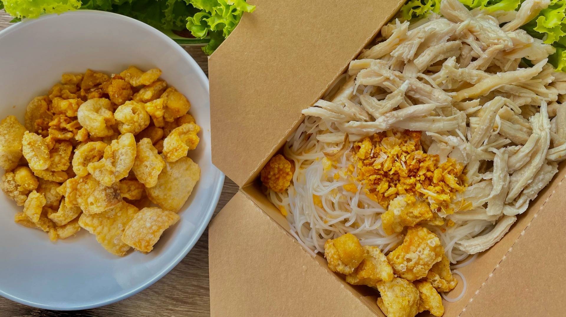 หมี่ไก่ฉีกสูตรโบราณ คิดเมื่อวานบอกโบราณไว้ก่อน (เจ้าเดิมคอนโดสวนธน ...