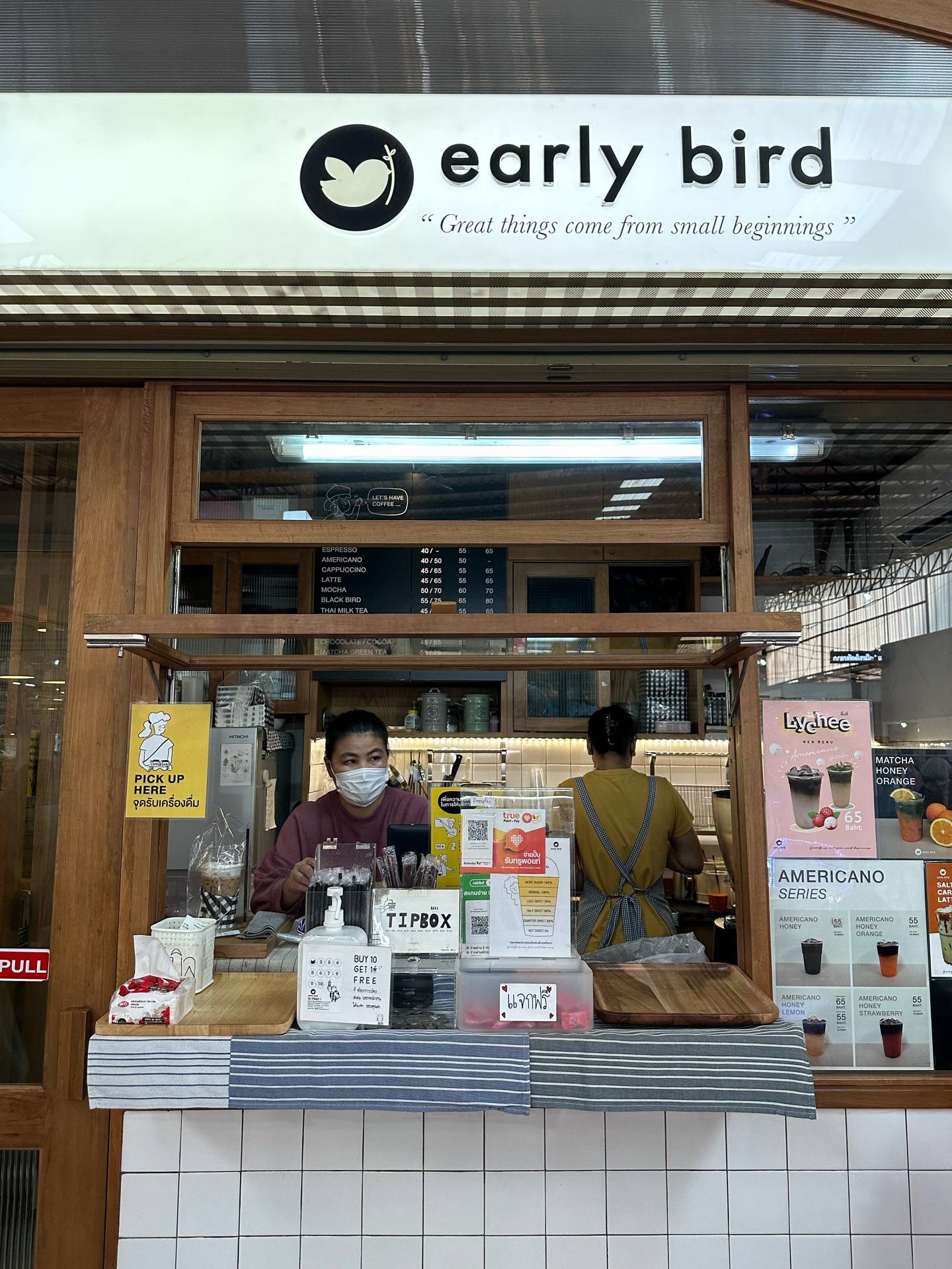 รีวิว Early Bird Cafe อโศก (ตลาดรวมทรัพย์) - ร้านกาแฟน่ารัก เจ้าดังใน ...