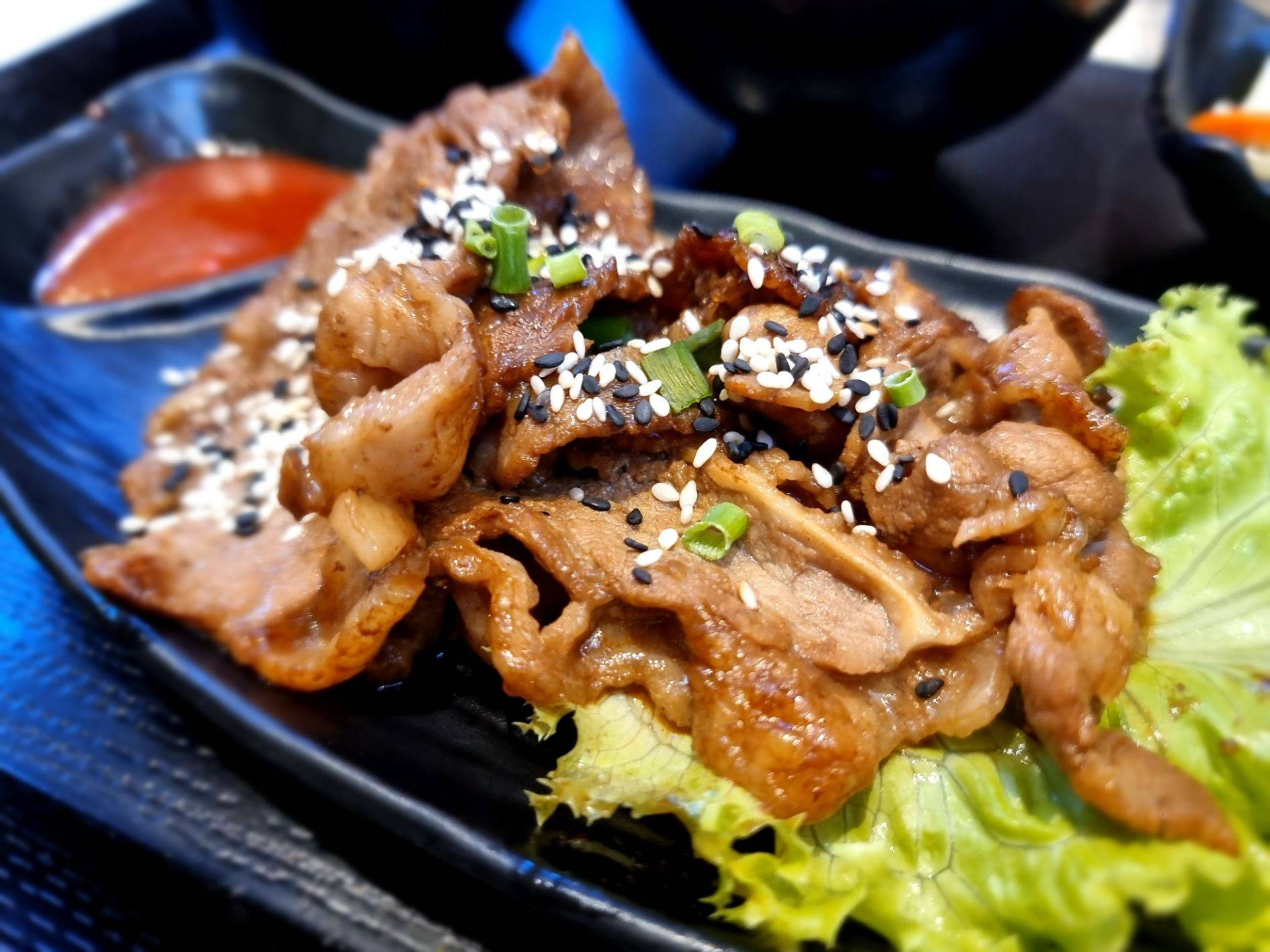 ชุดข้าวเนื้อเสือร้องไห้ออสเตรเลียย่าง ร้าน Seoul Garden CentralWorld