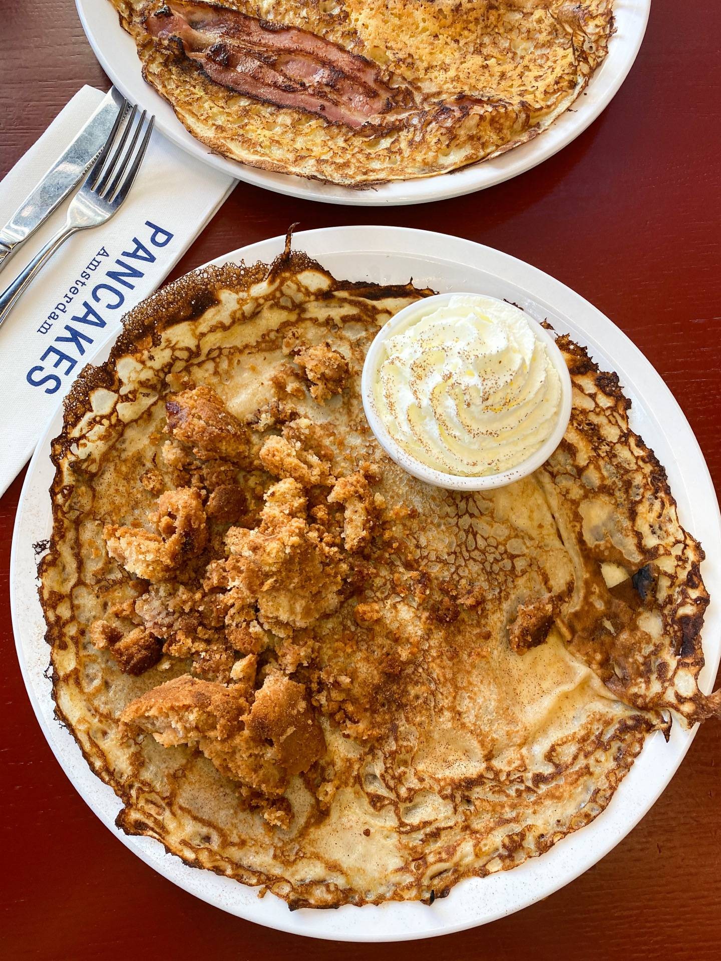 ร้าน Pancakes Amsterdam Centraal รีวิวร้านอาหาร