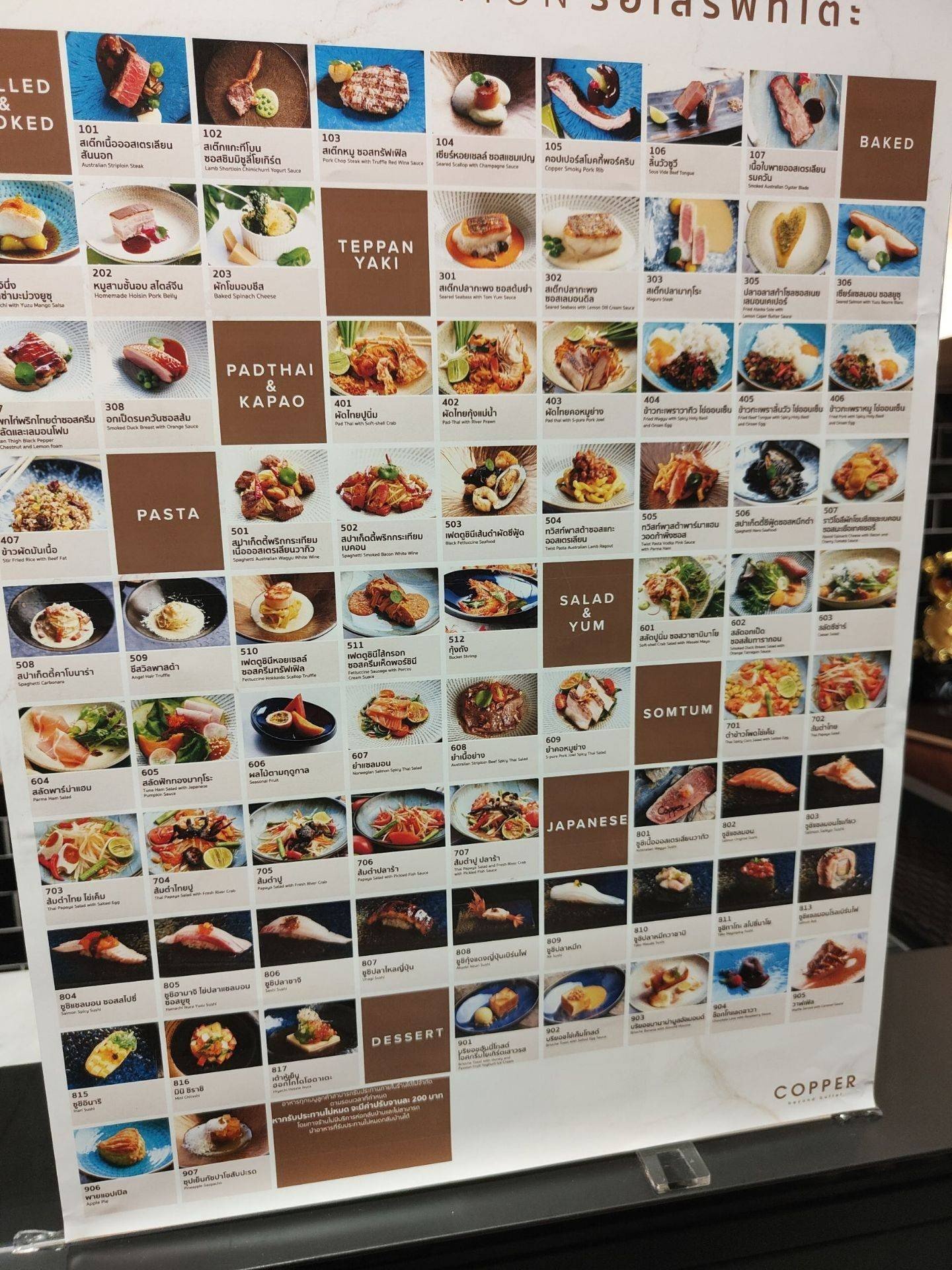 รีวิว Copper Beyond Buffet เดอะเซ้นส์ ปิ่นเกล้า Copper Buffet