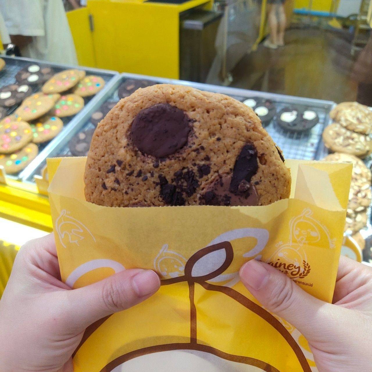 รีวิว Grainey premium soft cookie Siam center Grainey soft cookie