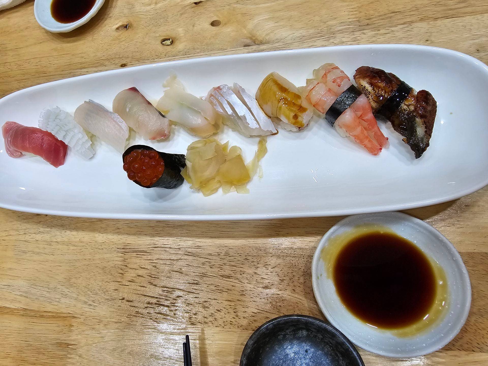 Sushi Omakase 10P ร้าน Kitaro Sushi Sriracha ศรีราชา