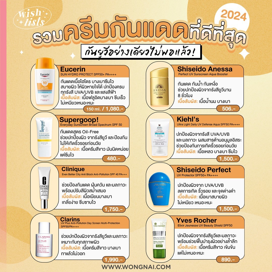 ครีมกันแดด, ครีมกันแดดที่ดีที่สุด, ผิวแพ้ง่าย, กันแดดคุมมัน