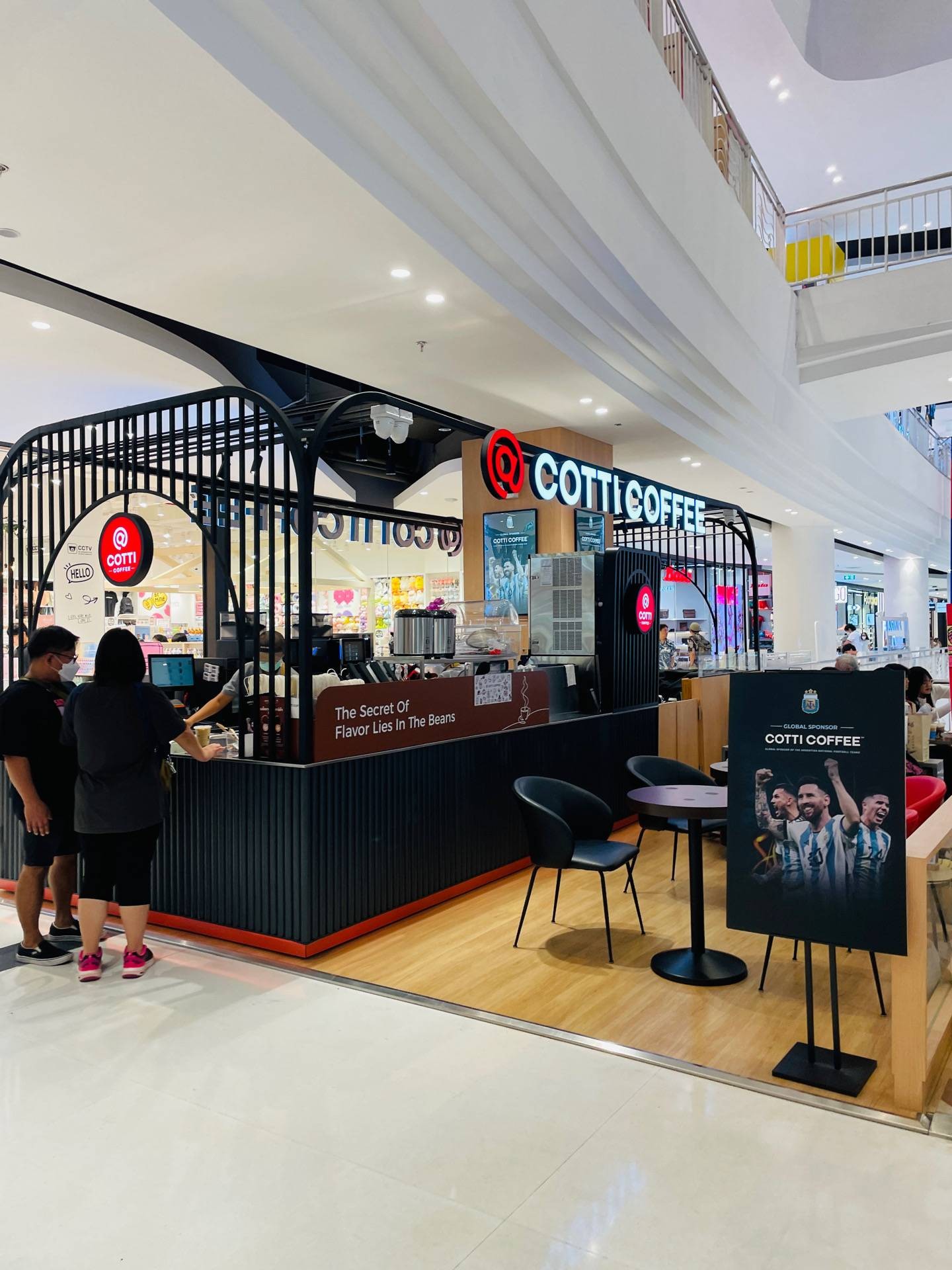 รีวิว cotti Coffee the mall lifestyle bangkapi ร้านกาแฟโซนกลาง