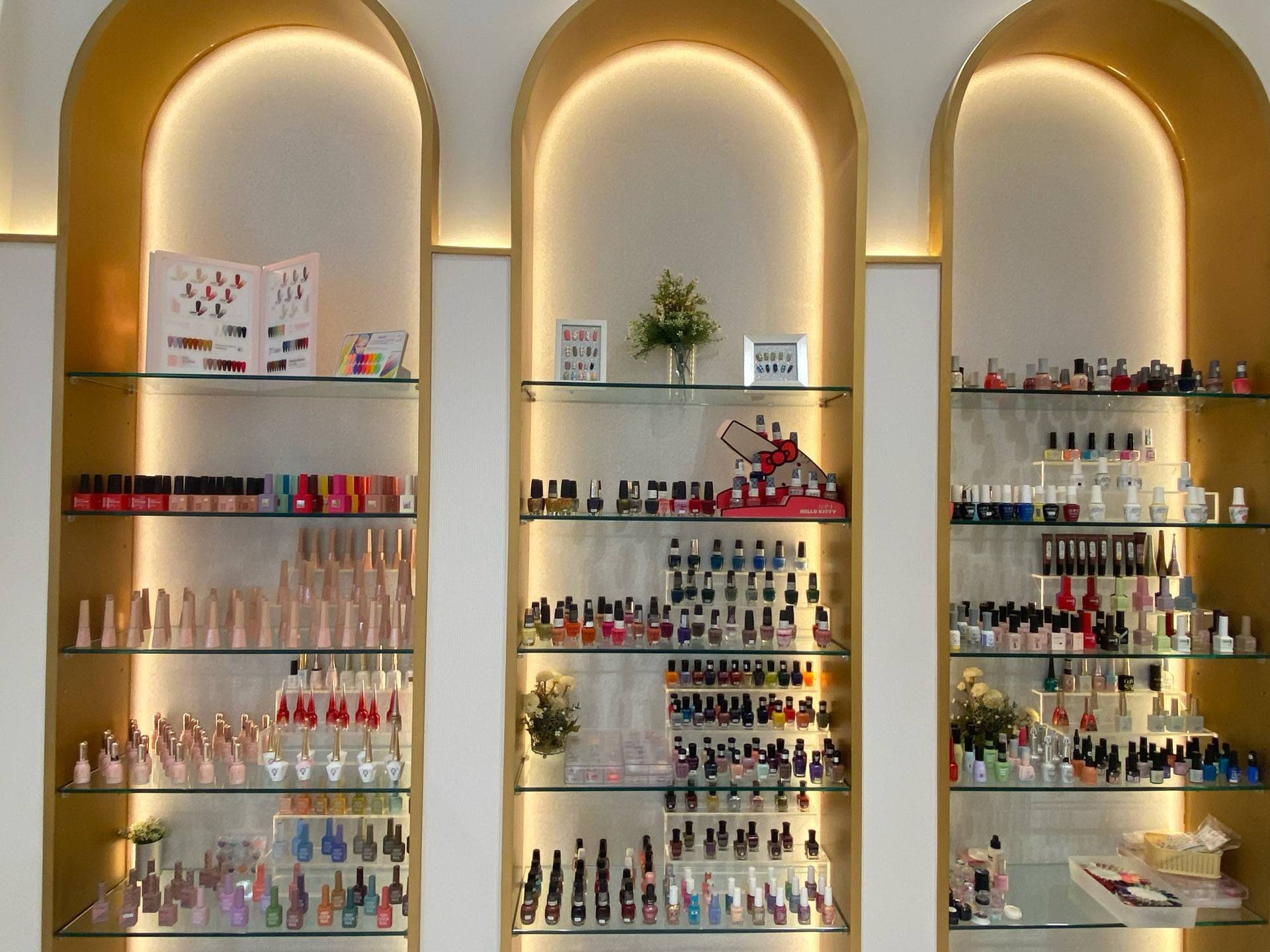 รีวิว Palette Nail Boutique the mall ngamwongwan ร้านทำเล็บต่อขนตา สปามือเท้า พร้อมให้บริการ