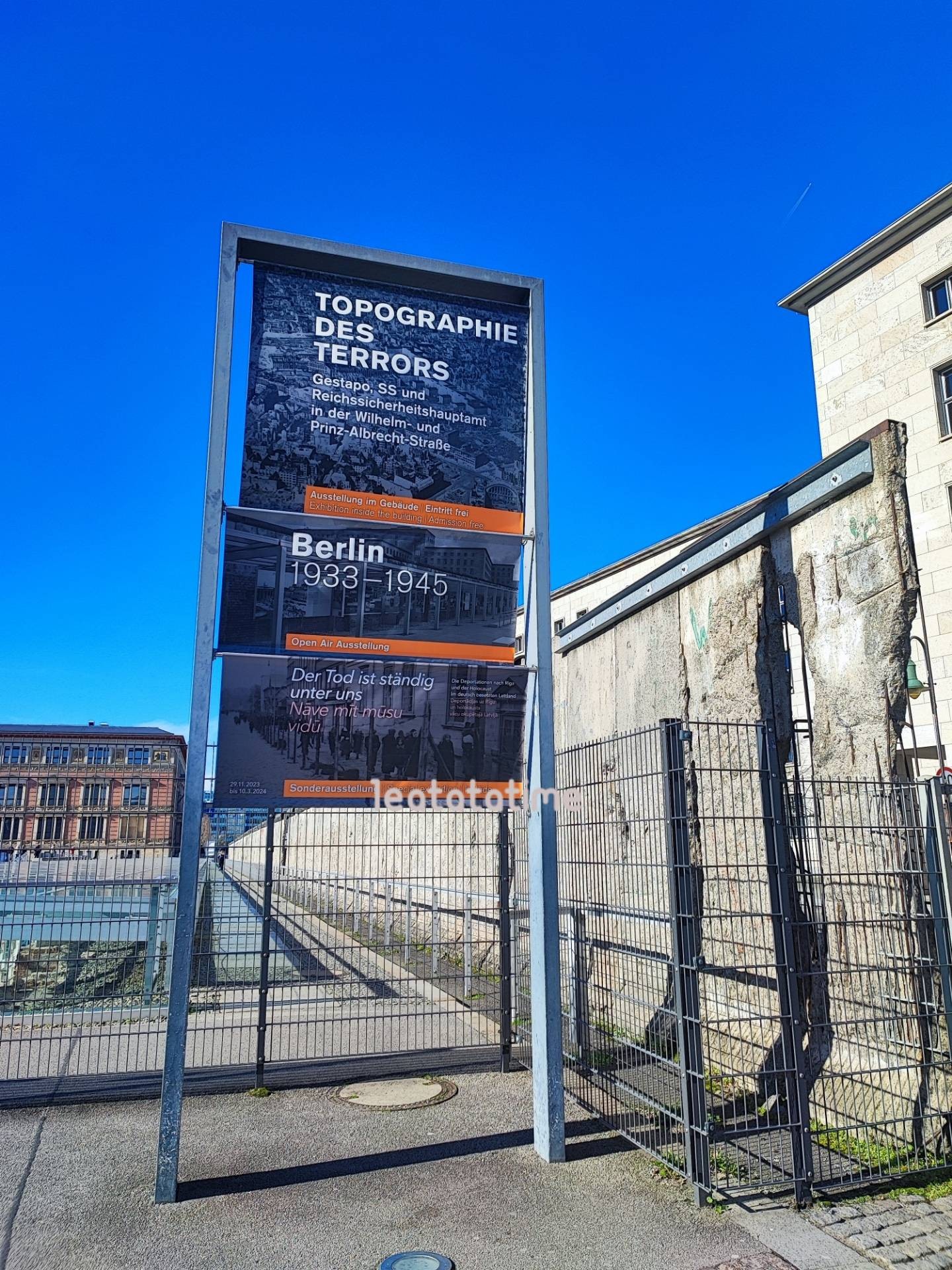 Topography Of Terror Dokumentationszentrum Topographie Des Terrors ...