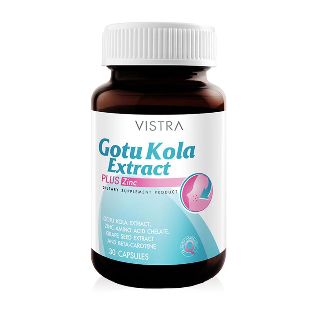 Vistra Gotu Kola Extract Plus Zinc