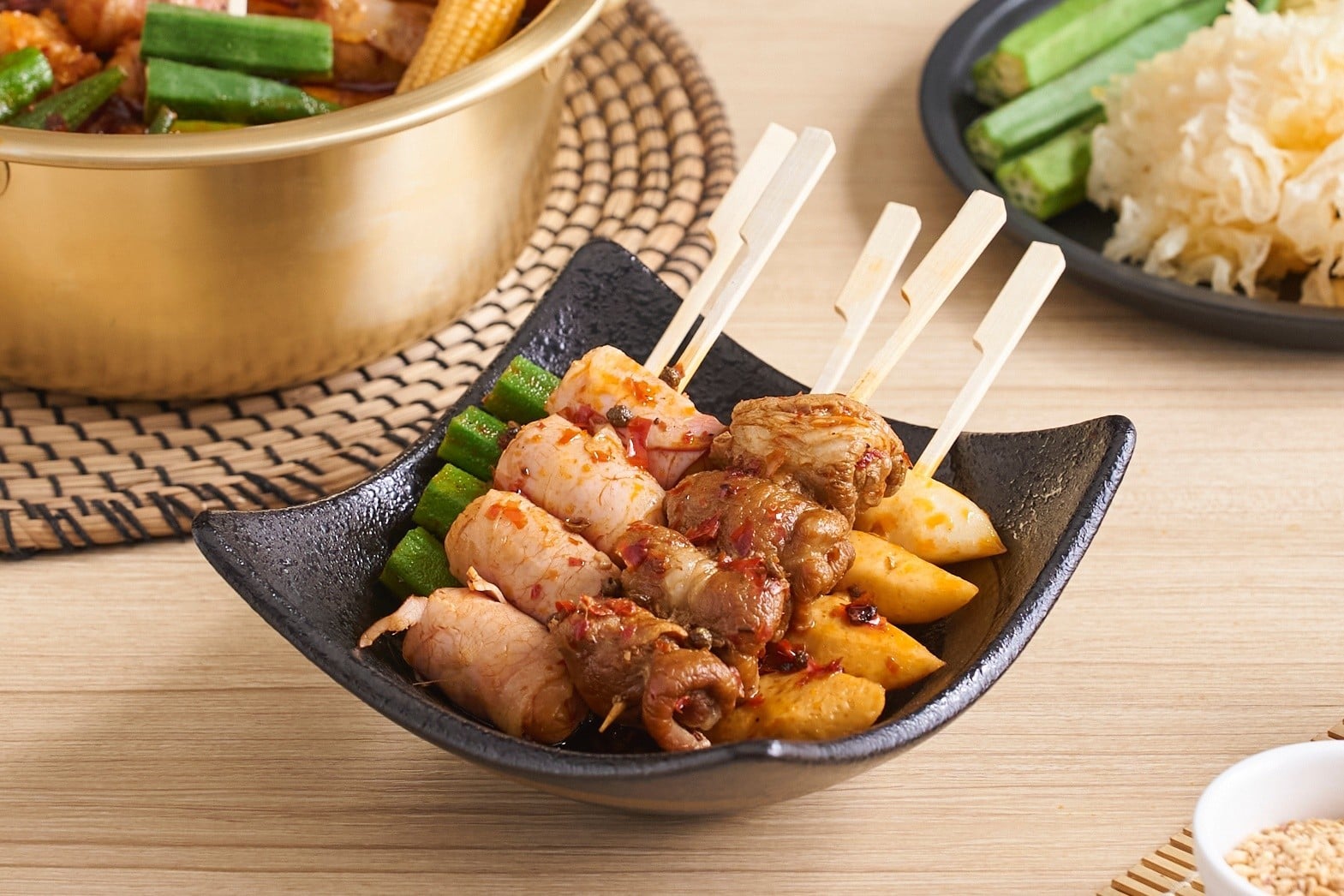 ชาบูหม่าล่าเสียบไม้