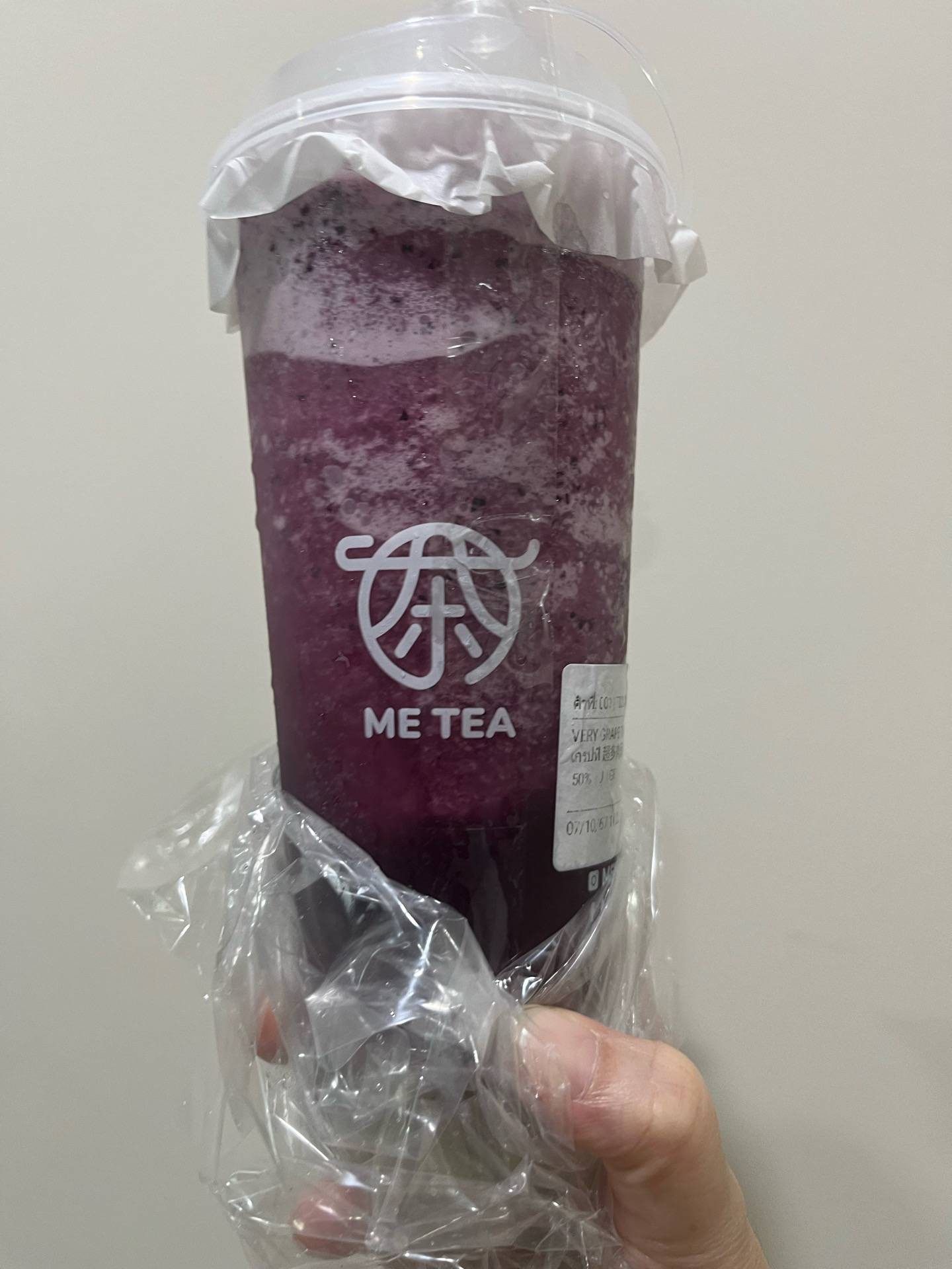 รีวิว ME TEA อโศก - ลองชิมเมนูชาองุ่นปั่น