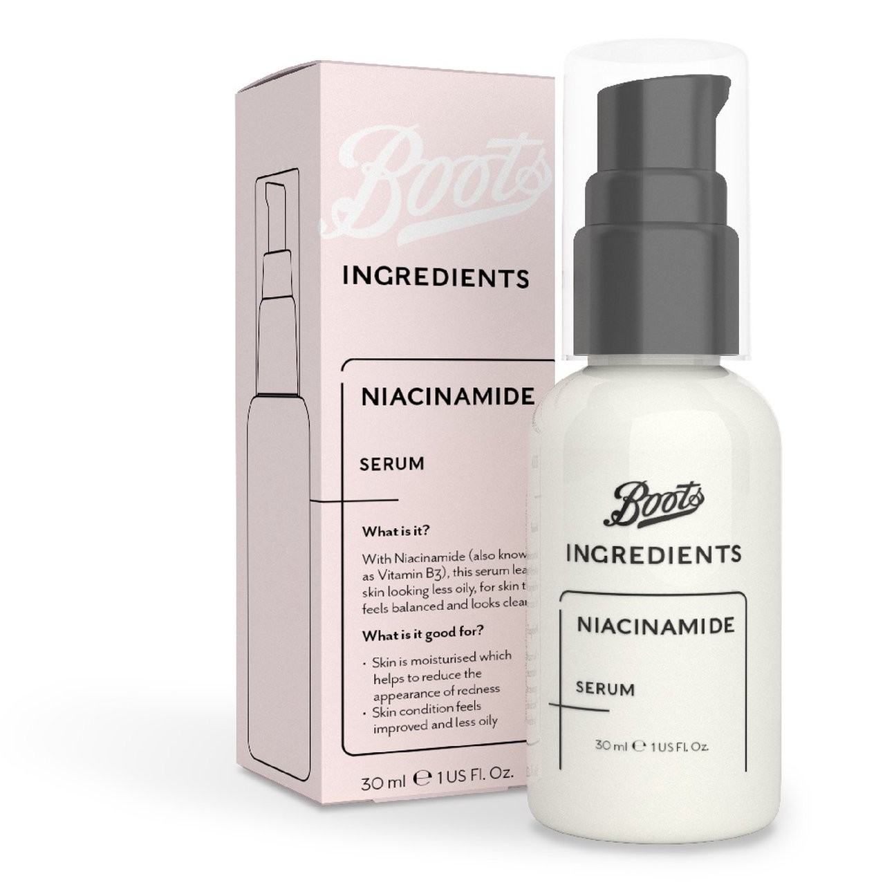Boots Ingredients Niacinamide Serum