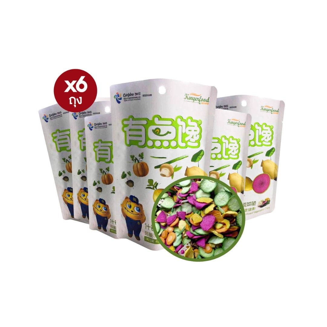 MOKI ผักผลไม้อบกรอบ รวม 10 ชนิด