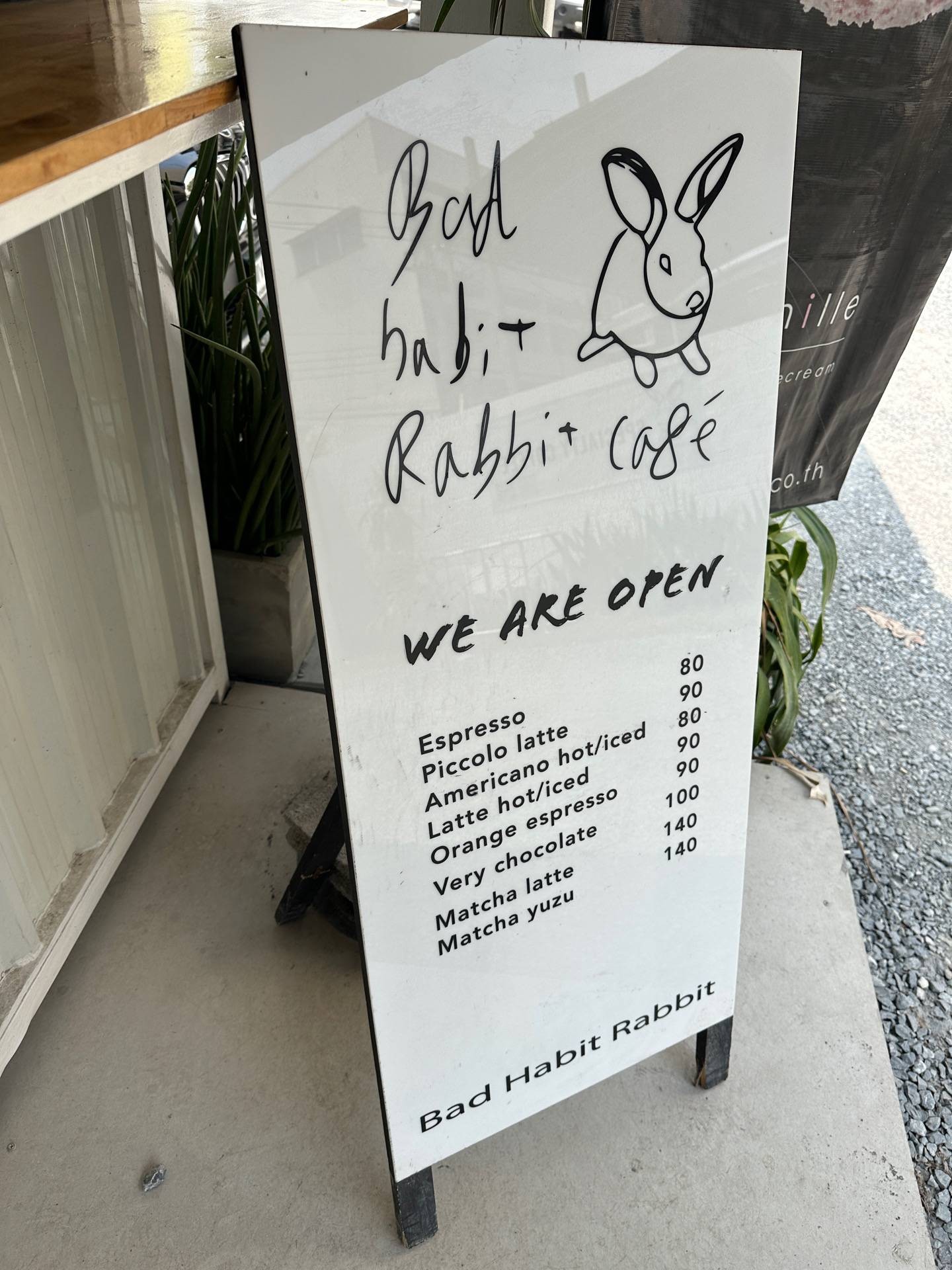 รีวิว Bad habit rabbit specialty coffee - ร้านกาแฟเล็กๆ กาแฟดี ราคาไม่ ...