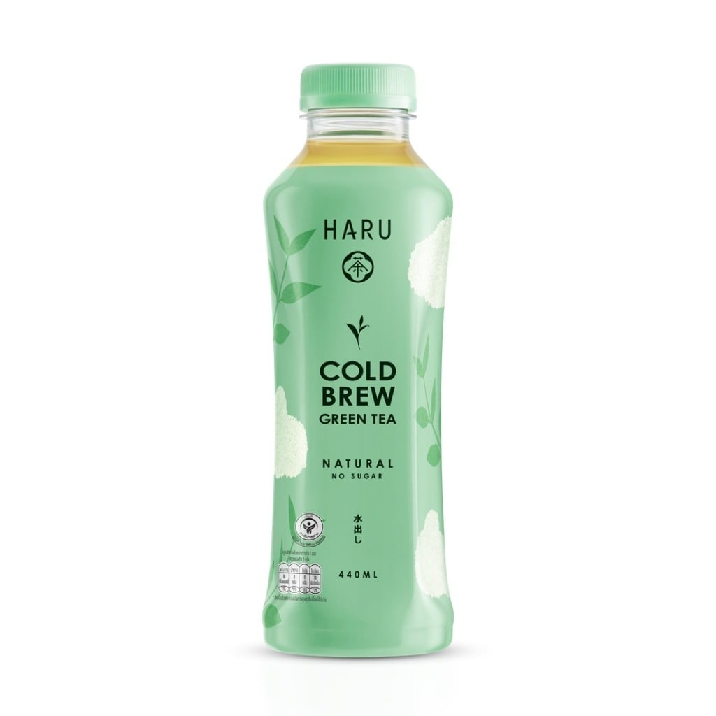 HARU COLD BREW GREEN TEA ชาเขียวสกัดเย็นสูตรไม่เติมน้ำตาล