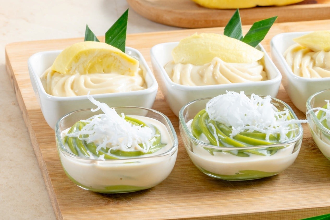 ขนมเปียกปูนใบเตย