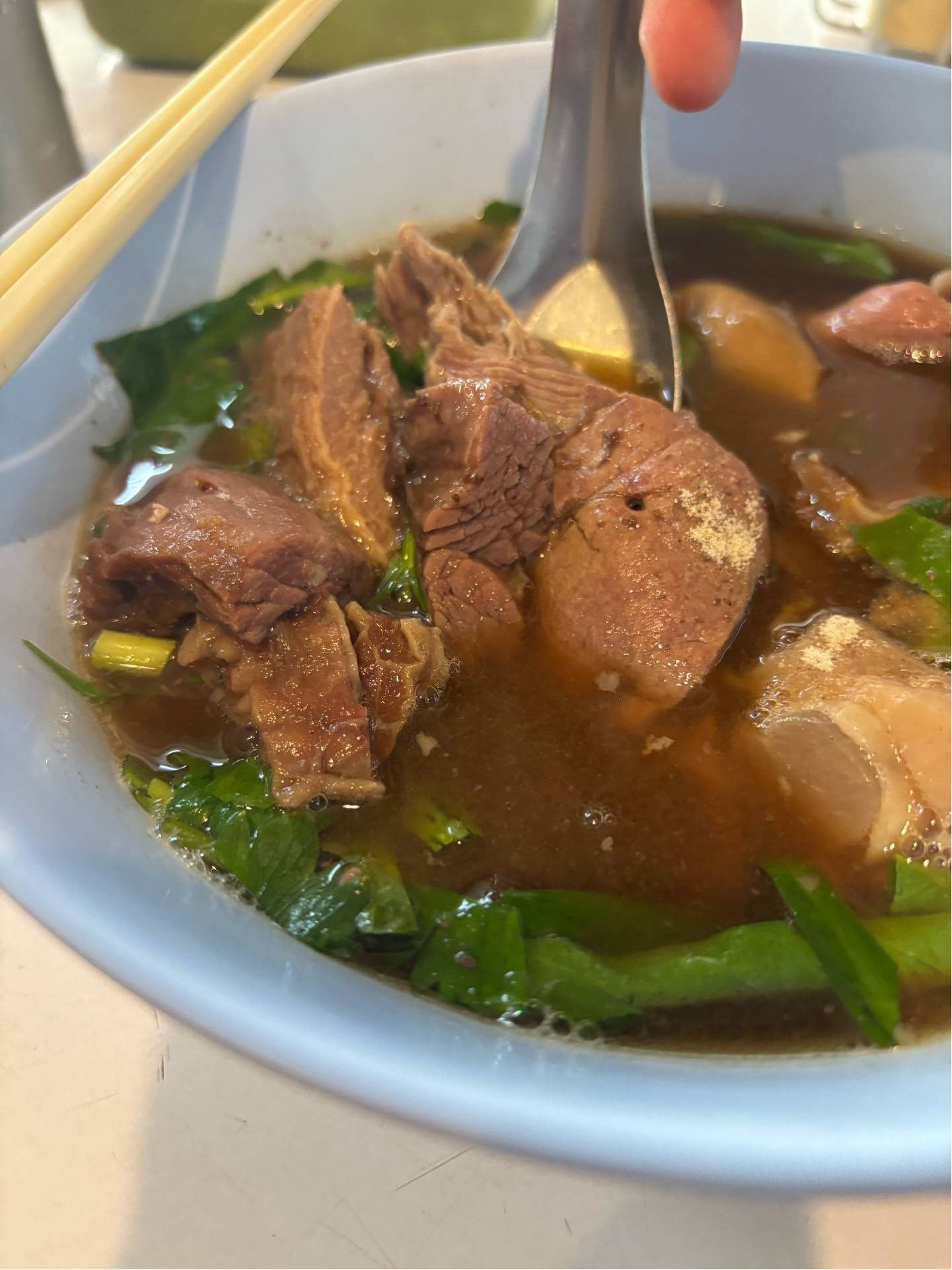 Braised beef soup