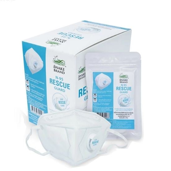 หน้ากากอนามัย Snake Brand N-95 Rescue Guard